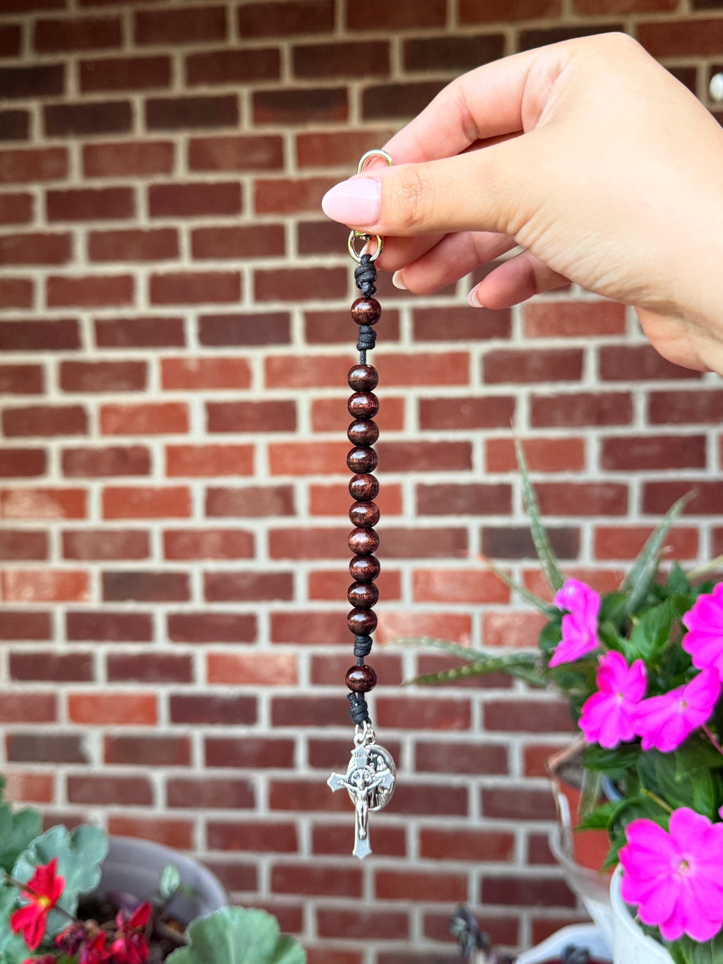 Rosary Decade Keychain