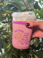 God dwells coffee sleeves