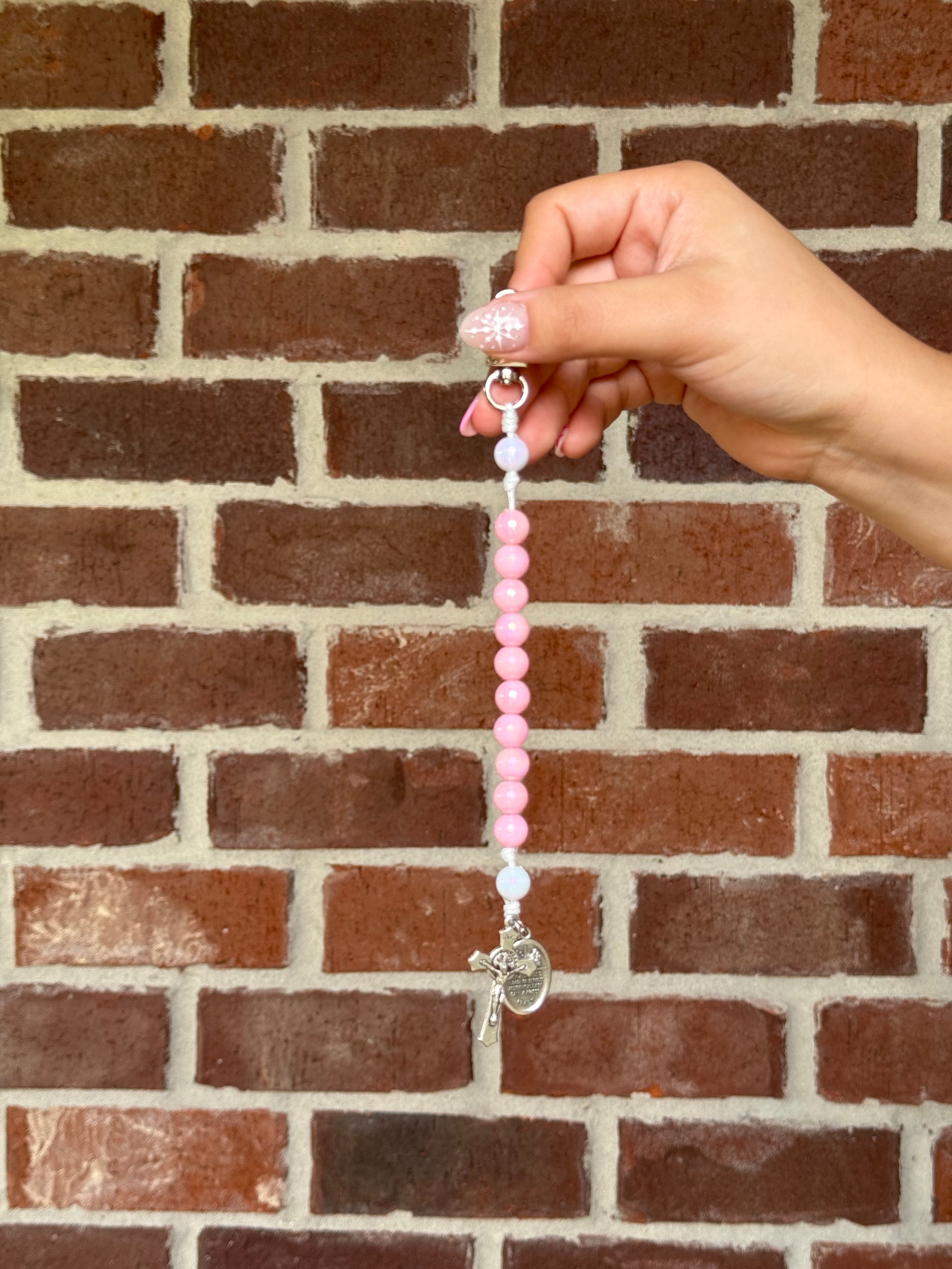 Rosary Decade Keychain