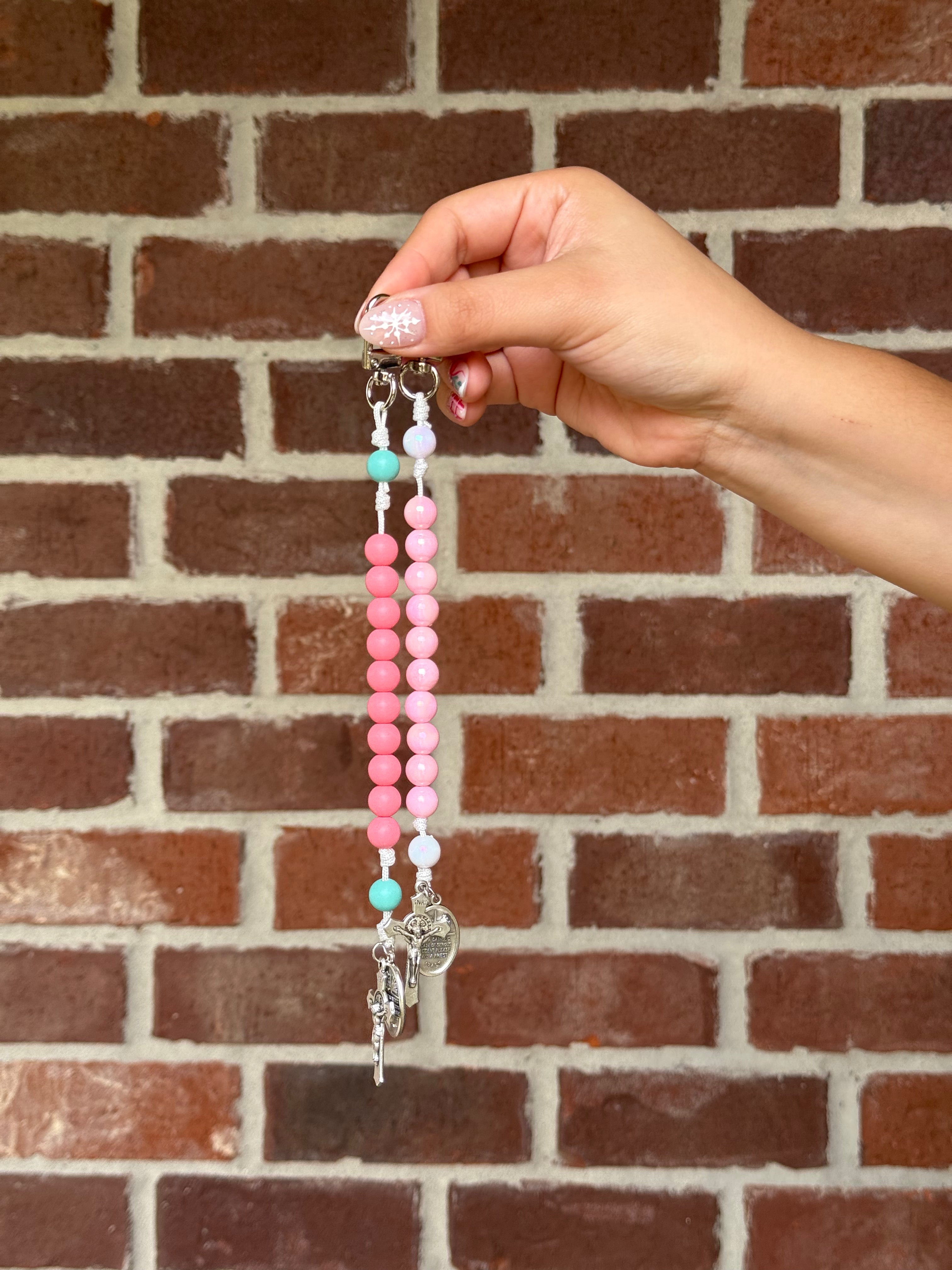 Rosary Decade Keychain