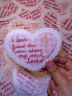 Jesus, the one whom I love Sticker