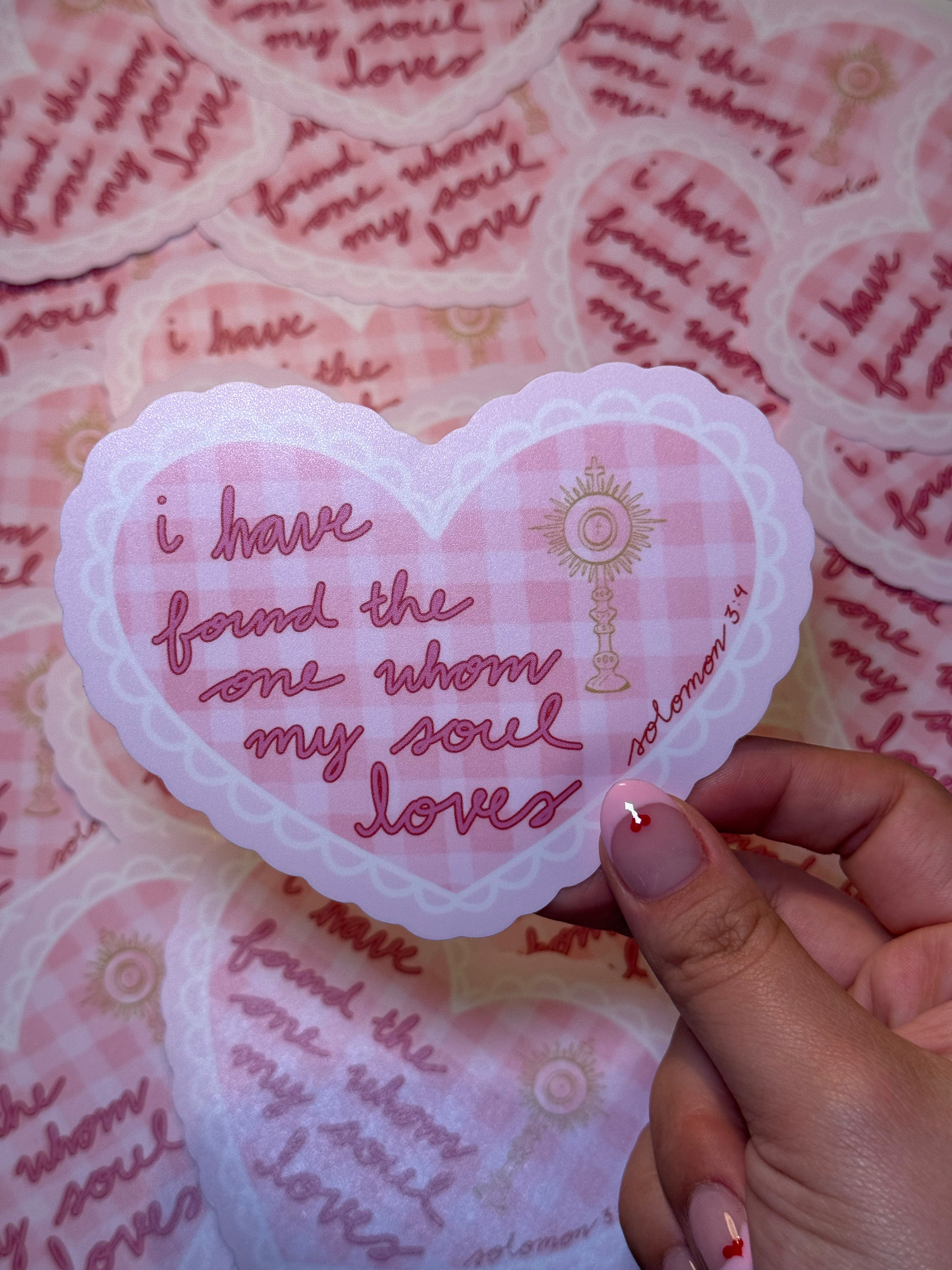 Jesus, the one whom I love Sticker