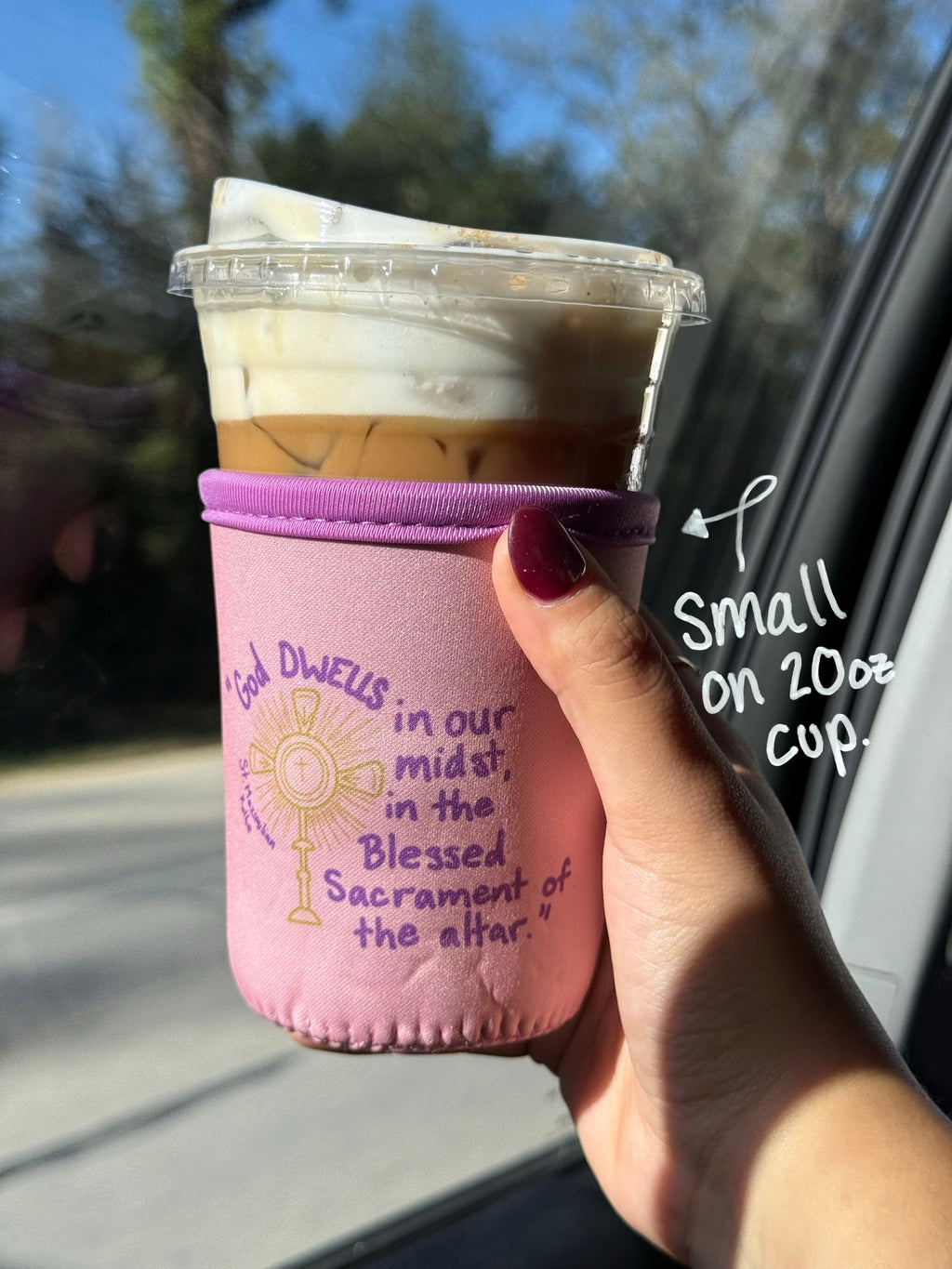 God dwells coffee sleeves